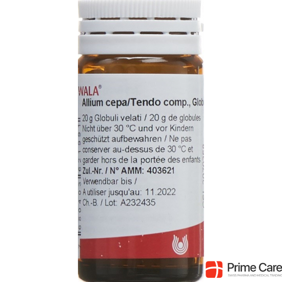 Wala Allium Cepa/tendo Comp Globuli Flasche 20g buy online