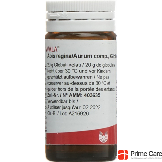 Wala Apis Regina/aurum Comp Globuli 20g buy online