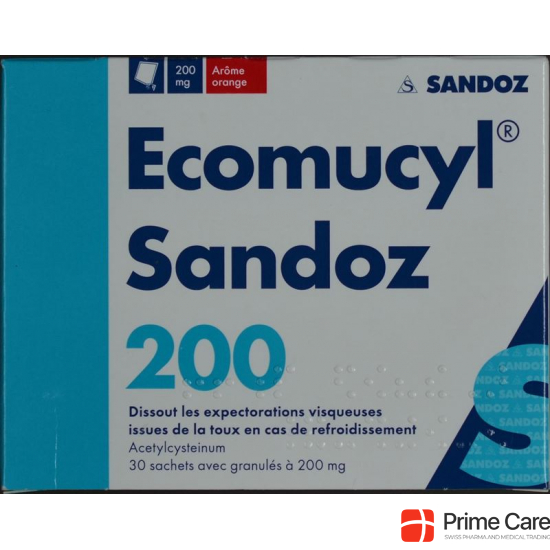 Ecomucyl Sandoz Granulat 200mg Beutel 30 Stück buy online