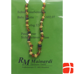 Mainardi Amber baby chain colored 32cm safety clasp