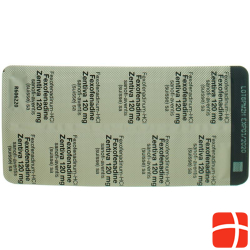 Fexofenadine Zentiva Filmtabletten 120mg 10 Stück