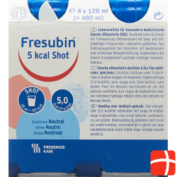 Fresubin 5kcal Shot Neutral 4x 120ml