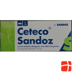 Ceteco Sandoz Filmtabletten 10mg 10 Stück