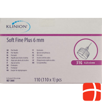 Klinion Soft Fine Pl Pen-Nadel 6mm 31g 110 Stück