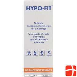 Hypo-fit Flüssigzucker Orange Beutel 12 Stück