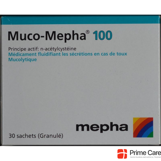 Muco Mepha Granulat 100mg Beutel 30 Stück buy online