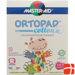 Ortopad Cotton Occlusionspflaster Regular Boy 4 years and 50 pc