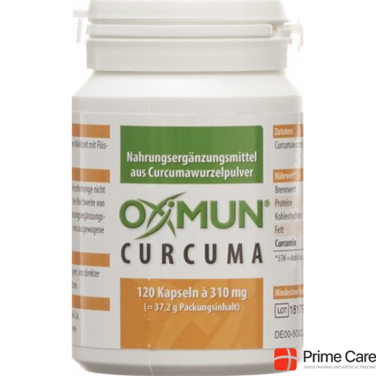 Oximun Curcuma Kapseln 120 Stück buy online