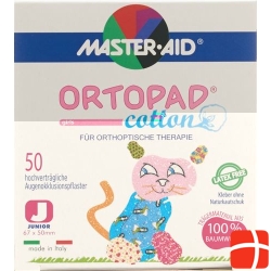 Ortopad Cotton Occlusionspflaster Junior Girls 50 pc