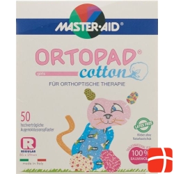 Ortopad Cotton Occlusionspflaster Regular Girl 4 years and 50 pc