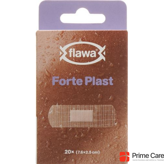 Flawa Forte Plaster 2.5x7.6cm Transparent 20 pieces buy online