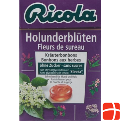 Ricola Holunderblüten Kräuterbonbons ohne Zucker Beutel 125g