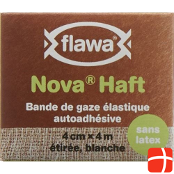 Flawa Nova Haft Selbsthaftende Gazebinde 4cmx4m