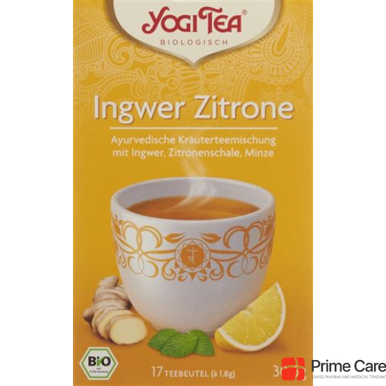 Yogi Tee Ingwer Zitronen D/f/i Beutel 15 Stück buy online