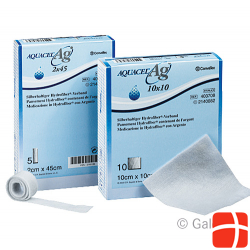 Aquacel Ag Hydrofiber Tamponade 1x45cm Stark Faser 5 Stück