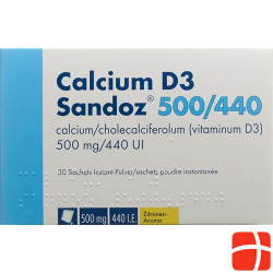Calcium D3 Sandoz Pulver 500/440 30 Stück