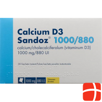 Calcium D3 Sandoz Pulver 1000/880 30 Stück