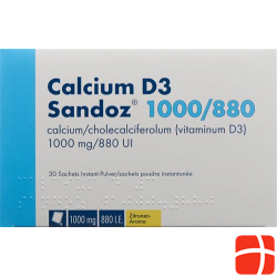 Calcium D3 Sandoz Pulver 1000/880 30 Stück