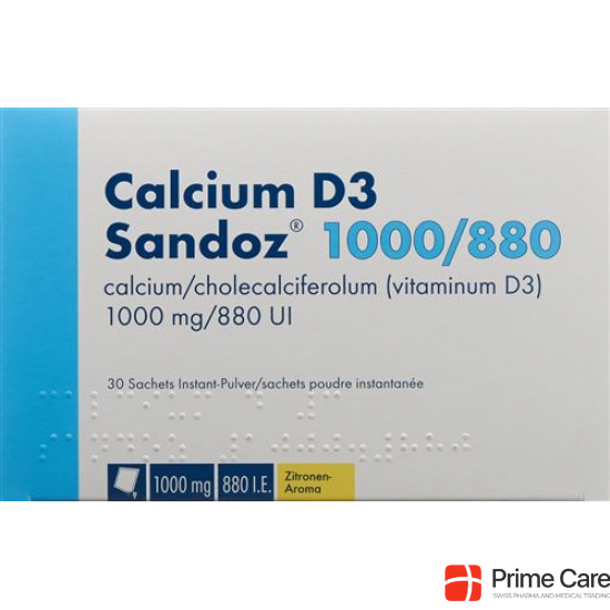 Calcium D3 Sandoz Pulver 1000/880 30 Stück buy online
