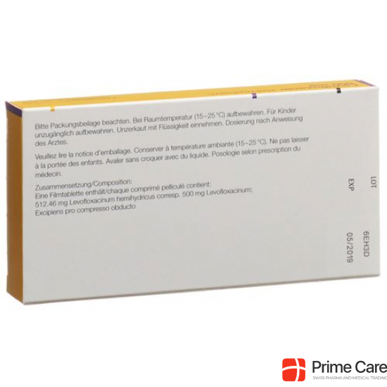 Levofloxacin Helvepharm Filmtabletten 500mg 7 Stück buy online