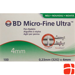 BD Microfine Ultra Pen-Nadeln 4mm 100 Stück