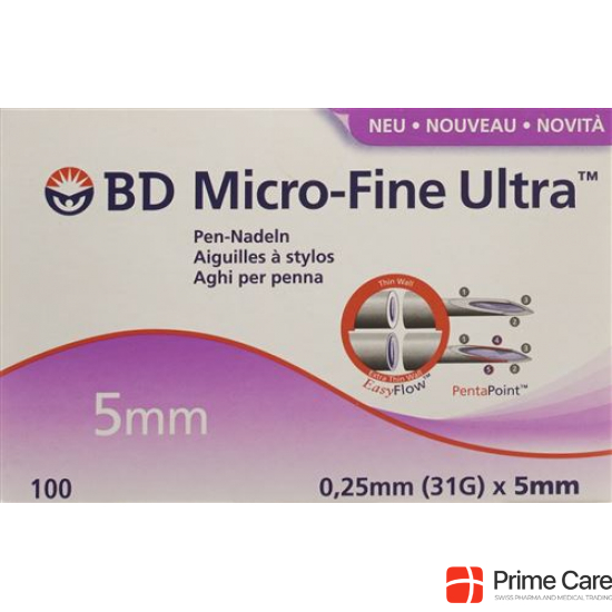 BD Microfine Ultra Pen Nadel 5mm 100 Stück buy online