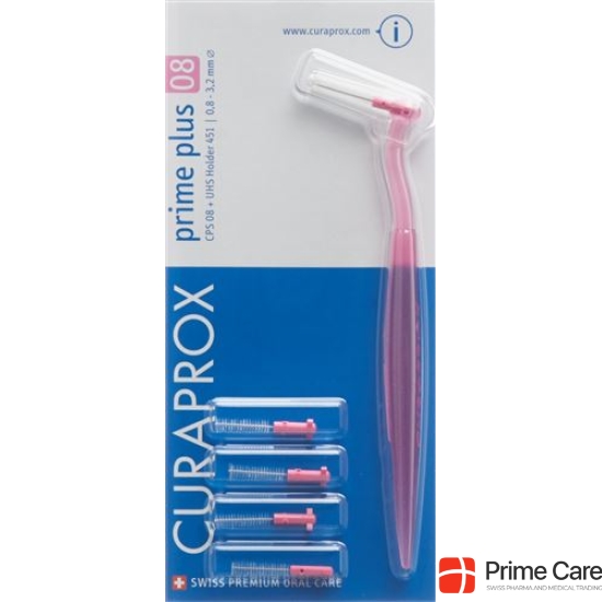 Curaprox CPS 08 prime start 5 interdental brushes + UHS 409 & 470