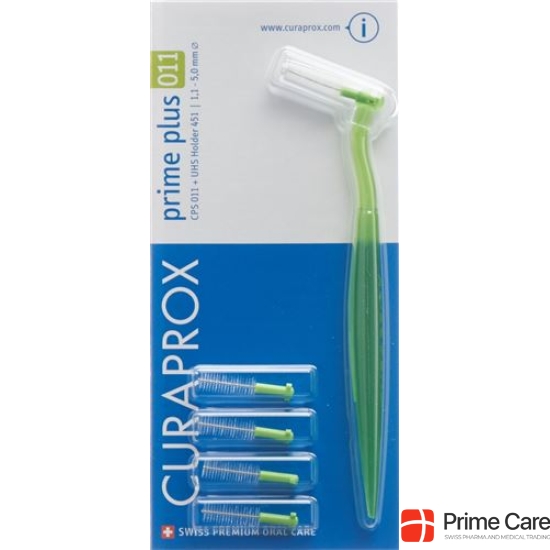 Curaprox CPS 011 prime start 5 interdental brushes + UHS 409 & 470