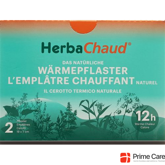 Herbachaud heat plaster 19x7cm buy online