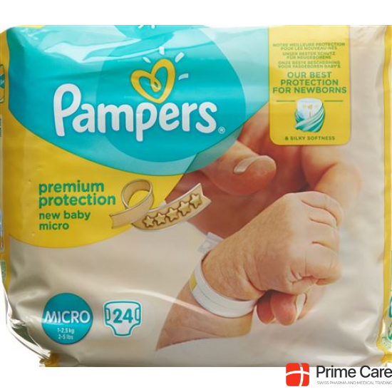 Pampers New Baby Micro 1-2.5kg Tragepack 24 Stück buy online