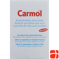 Carmol Kräuterbonbons ohne Zucker Beutel 75g