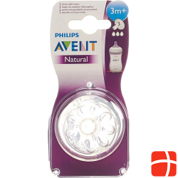 Avent Philips Natural Sauger 3 3m+ 2 Stück