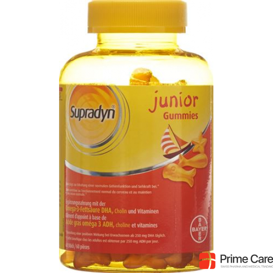 Supradyn Junior jelly tin 60 pieces buy online