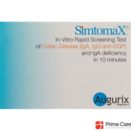 Simtomax GlutenCHECK rapid celiac disease test with accessories 10 pcs