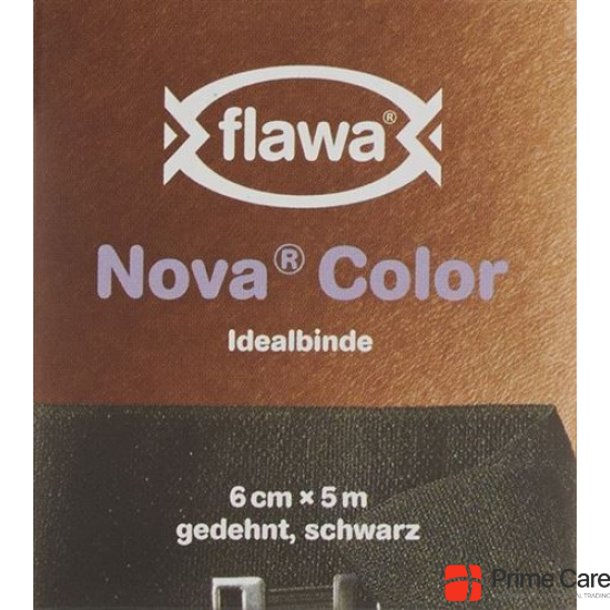 Flawa Nova Color ideal bandage 6cmx5m black buy online