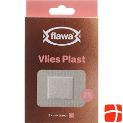 Flawa Vlies Plast Grösse L 10x7.5cm 8 Stück