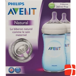 Avent Philips Naturnah Bottle 2x260ml Duo blue