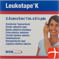 Leukotape K paving binder 5mx2.5cm skin color 5 pcs