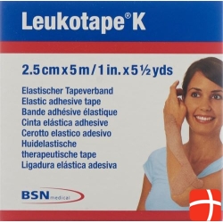 Leukotape K paving binder 5mx2.5cm skin color 5 pcs