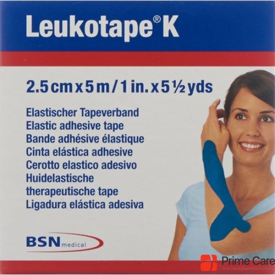 Leukotape K paving binder 5mx2.5cm blue 5 pcs