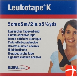 Leukotape K paving binder 5mx5cm black 5 pcs