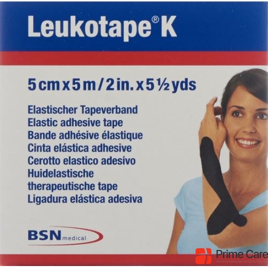 Leukotape K paving binder 5mx5cm black 5 pcs