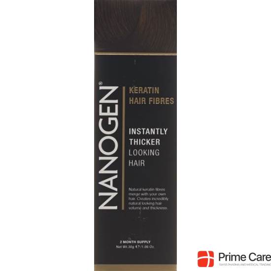 Nanogen Thickening Fibers dark brown 15 g