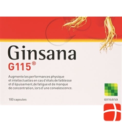 Ginsana hard capsules 100 pcs