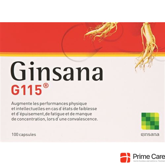 Ginsana hard capsules 100 pcs