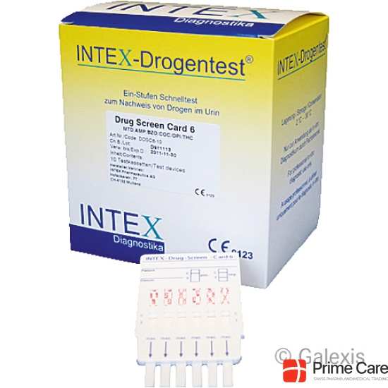 Intex Drug Test Drug Screen Card 6 5 pcs