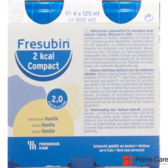 Fresubin 2 kcal Compact vanilla 4 x 125 ml