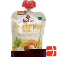 Holle Pouchy banana apple Mango & Apricot 90g