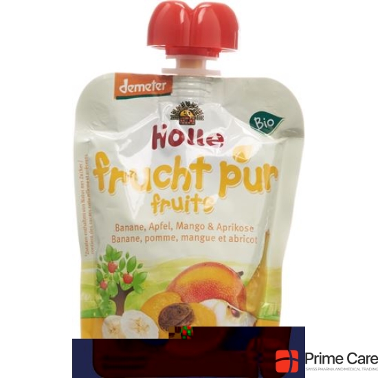 Holle Pouchy banana apple Mango & Apricot 90g