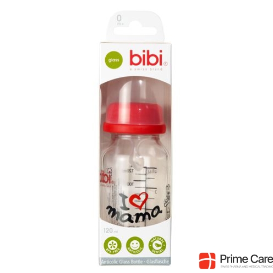 bibi narrow mouth bottle 120ml PA Dens MaPa assorted